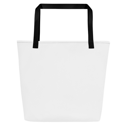 All-Over Print Large Tote Bag with Real Estate Partner24 Logo