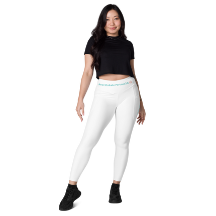 Leggings with pockets with Real Estate Partner24 Logo