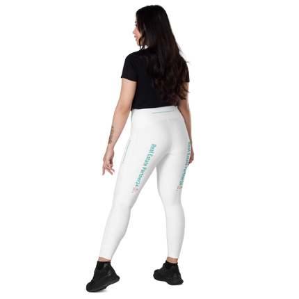 Leggings with pockets with Real Estate Partner24 Logo