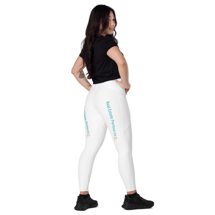 Leggings with pockets with Real Estate Partner24 Logo
