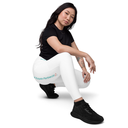 Leggings with pockets with Real Estate Partner24 Logo