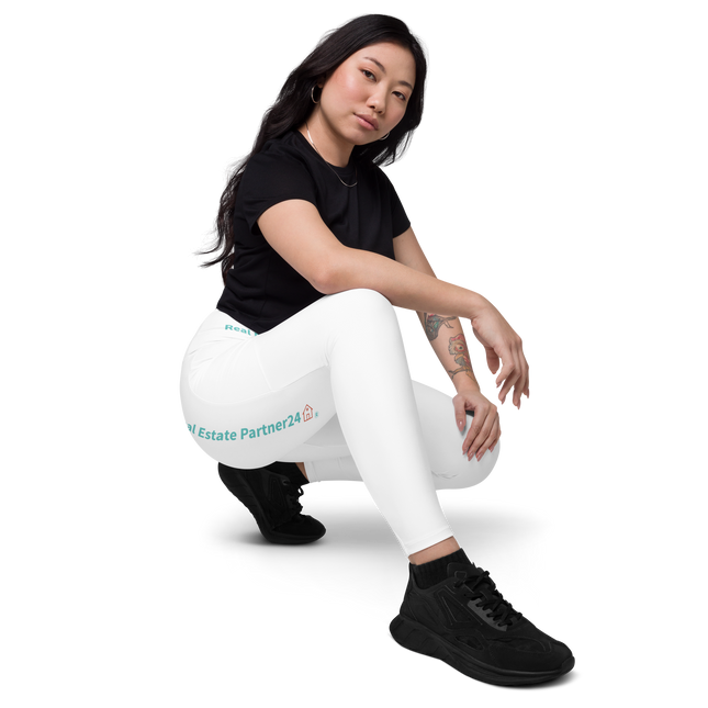 Leggings with pockets with Real Estate Partner24 Logo