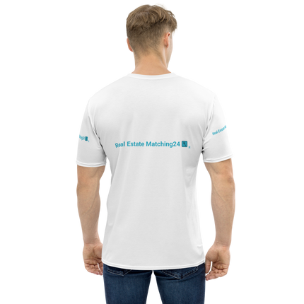 Men's t-shirt with Real Estate Matching24 Logo