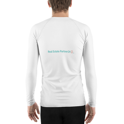 Men's Rash Guard with Real Estate Partner24 Logo