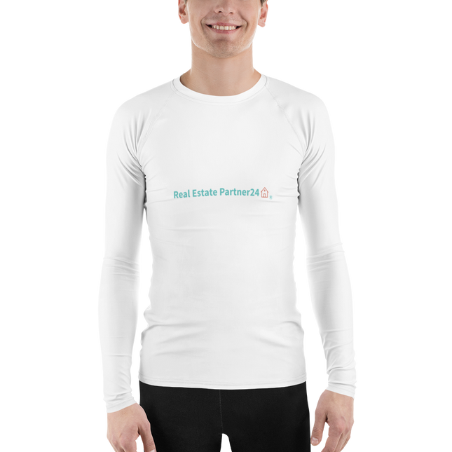 Men's Rash Guard with Real Estate Partner24 Logo