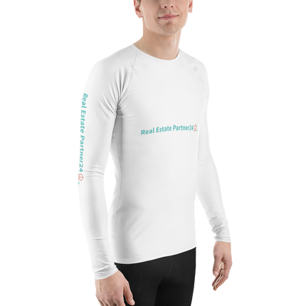 Men's Rash Guard with Real Estate Partner24 Logo