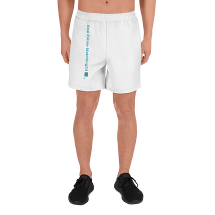 Men's Recycled Athletic Shorts with Real Estate Matching24 Logo