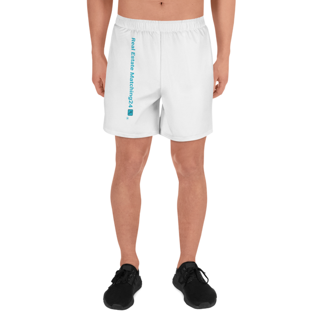 Men's Recycled Athletic Shorts with Real Estate Matching24 Logo