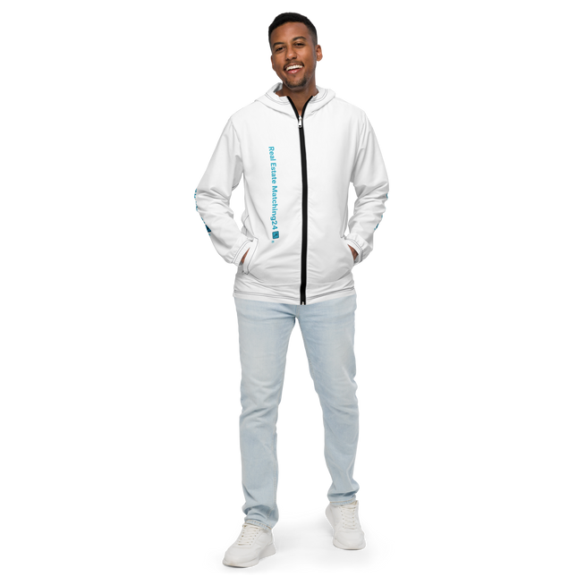 Men’s windbreaker with Real Estate Matching24 Logo