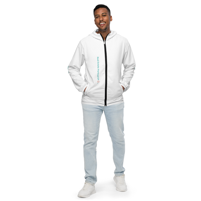 Men’s windbreaker with Real Estate Partner24 Logo
