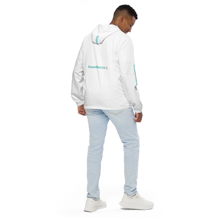 Men’s windbreaker with Groundfloor24 Logo