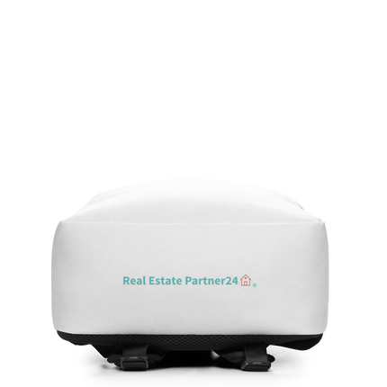 Minimalist Backpack with Real Estate Partner24 Logo