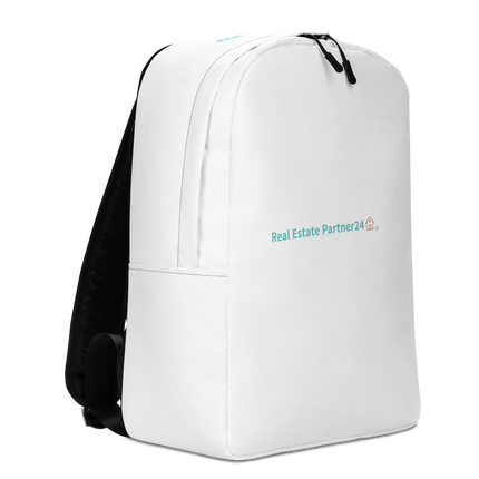 Minimalist Backpack with Real Estate Partner24 Logo