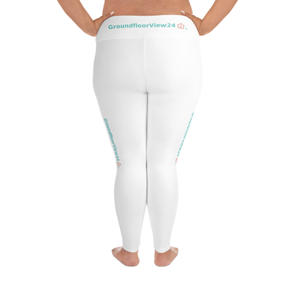 All-Over Print Plus Size Leggings Groundfloorview24 with House