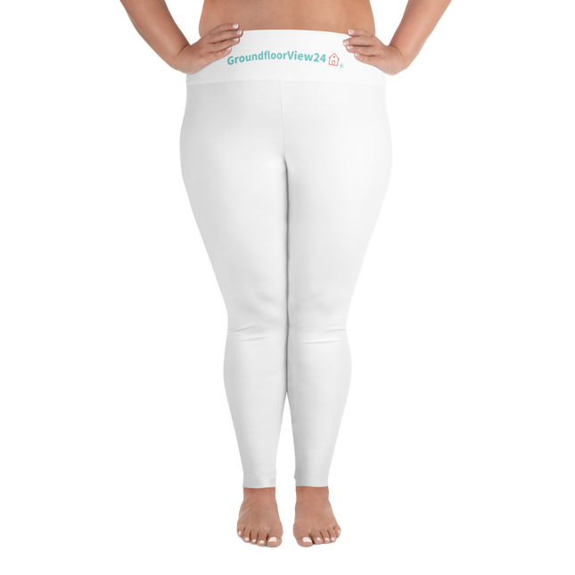 All-Over Print Plus Size Leggings Groundfloorview24 with House