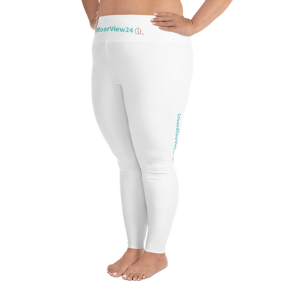 All-Over Print Plus Size Leggings Groundfloorview24 with House