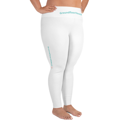 All-Over Print Plus Size Leggings Groundfloorview24 with House
