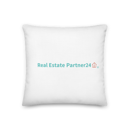 Premium Pillow with Real Estate Partner24 Logo