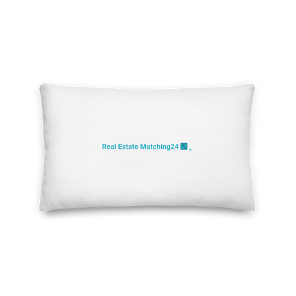Premium Pillow with Real Estate Matching24 Logo