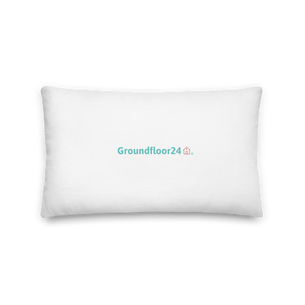 Premium Pillow with Groundfloor24 Logo