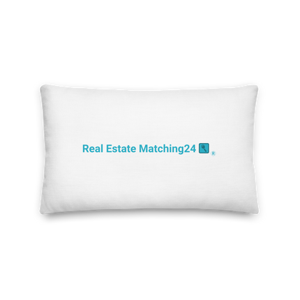 Premium Pillow with Real Estate Matching24 Logo