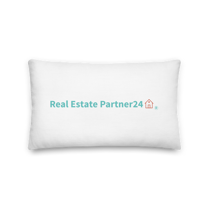 Premium Pillow with Real Estate Partner24 Logo