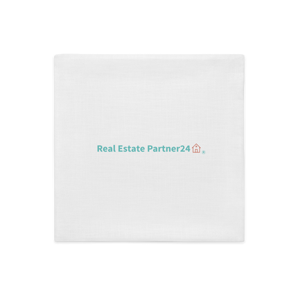 Premium Pillow Case with Real Estate Partner24 Logo