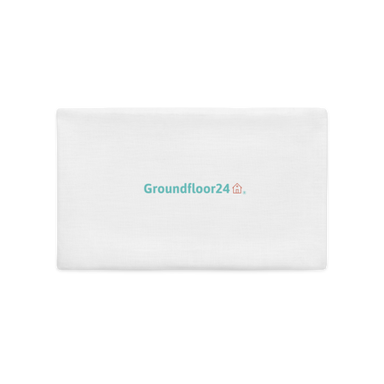 Premium Pillow Case with Groundfloor24 Logo