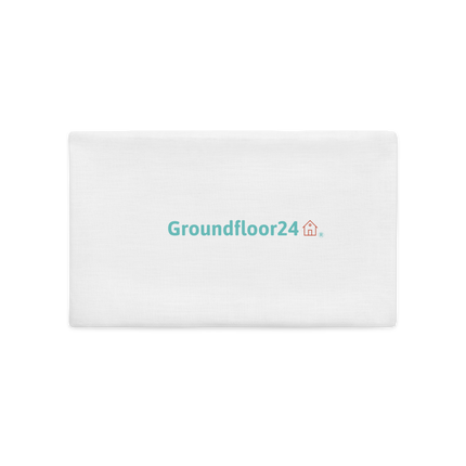 Premium Pillow Case with Groundfloor24 Logo