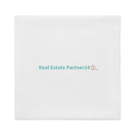 Premium Pillow Case with Real Estate Partner24 Logo