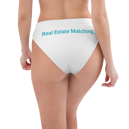 Recycled high-waisted bikini bottom