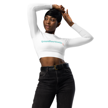 Recycled long-sleeve crop top Groundfloorview24 with House
