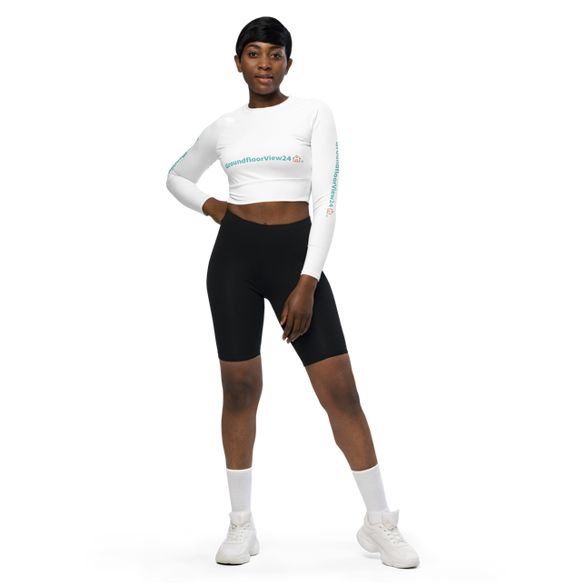 Recycled long-sleeve crop top Groundfloorview24 with House