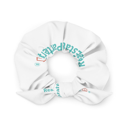 Recycled Scrunchie with Real Estate Partner24 Logo
