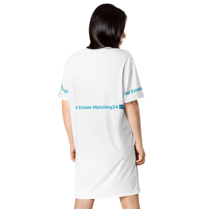 T-shirt dress with Real Estate Matching24 Logo