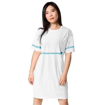 T-shirt dress with Real Estate Matching24 Logo