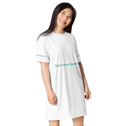 T-shirt dress with Real Estate Partner24 Logo