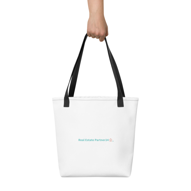Tote bag with Real Estate Partner24 Logo