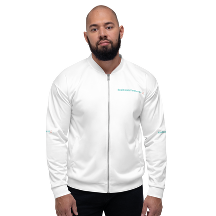 Unisex Bomber Jacket with Real Estate Partner24 Logo