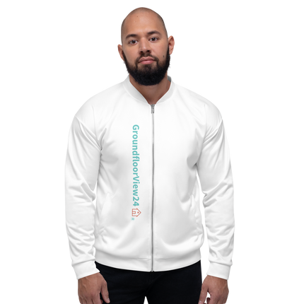 Unisex Bomber Jacket Groundfloorview24 with House