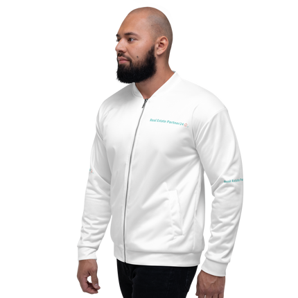 Unisex Bomber Jacket with Real Estate Partner24 Logo