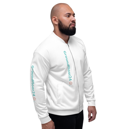Unisex Bomber Jacket with Groundfloor24 Logo