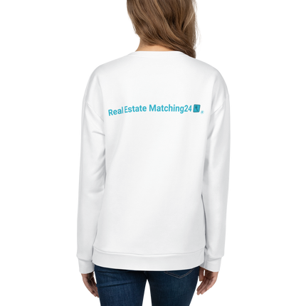 Unisex Sweatshirt with Real Estate Matching24 Logo