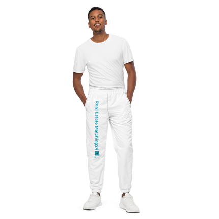 Unisex track pants with Real Estate Matching24 Logo