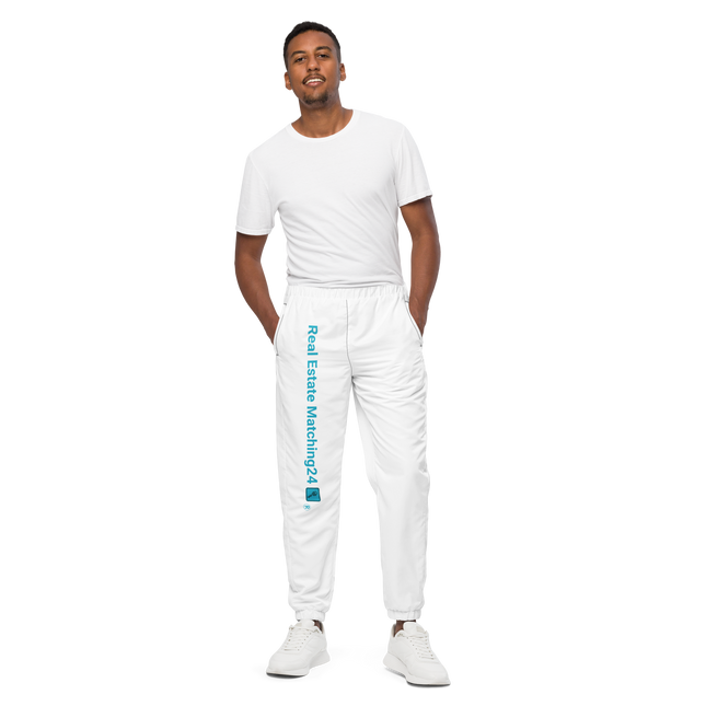 Unisex track pants with Real Estate Matching24 Logo