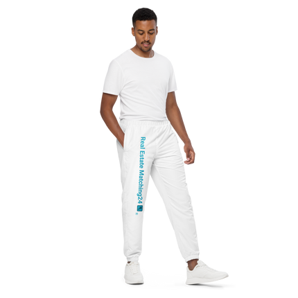 Unisex track pants with Real Estate Matching24 Logo