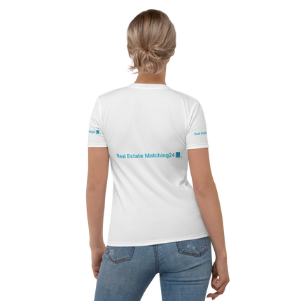 Women's T-shirt with Real Estate Matching24 Logo