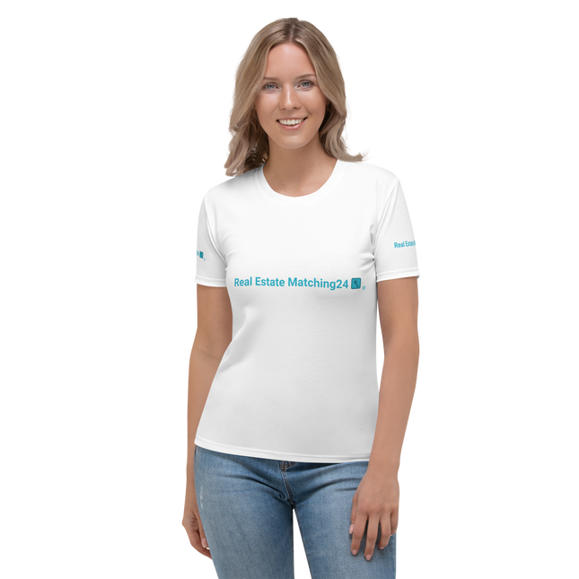 Women's T-shirt with Real Estate Matching24 Logo