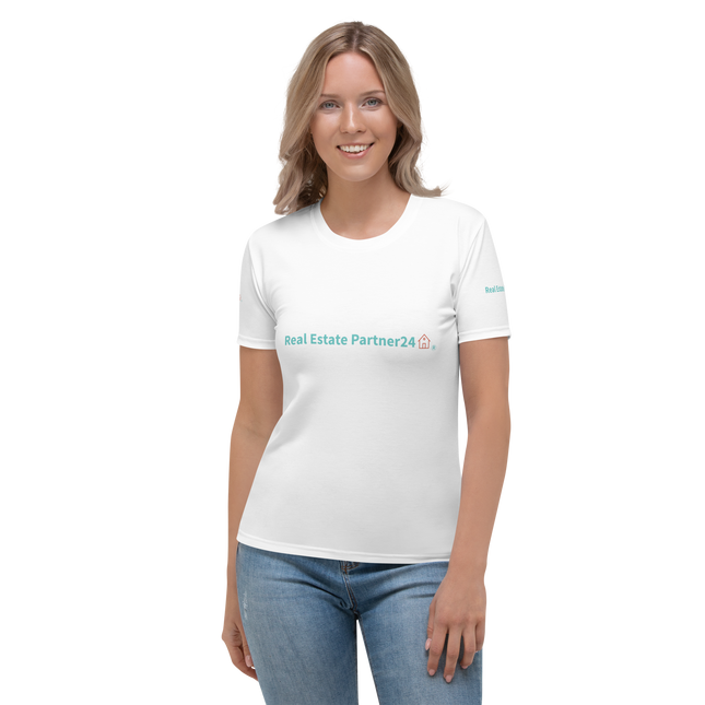 Women's T-shirt with Real Estate Partner24 Logo
