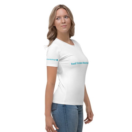 Women's T-shirt with Real Estate Matching24 Logo